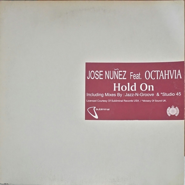 Jose Nuñez Featuring Octahvia - Hold On | Oxyd Records (OX5001) - main Jose Nuñez Featuring Octahvia - Hold On | Oxyd Records (OX5001) - main