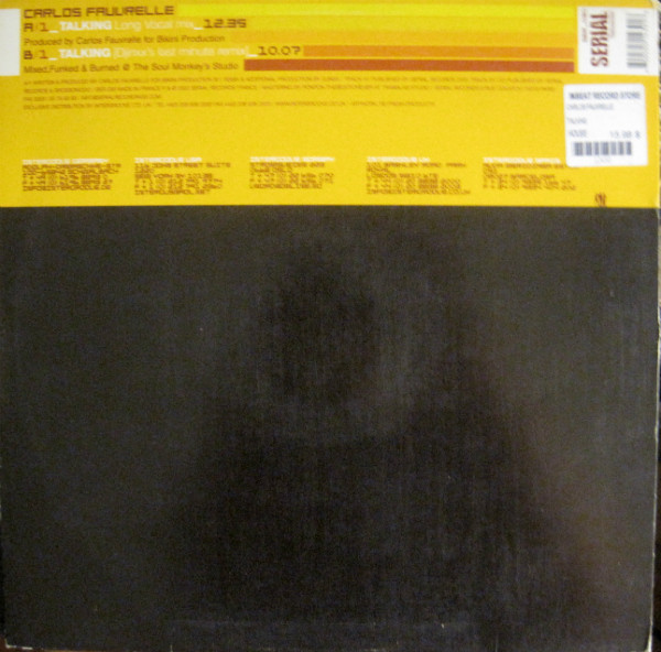 Carlos Fauvrelle - Talking | Serial Records (SER030) - 2 Carlos Fauvrelle - Talking | Serial Records (SER030) - 2