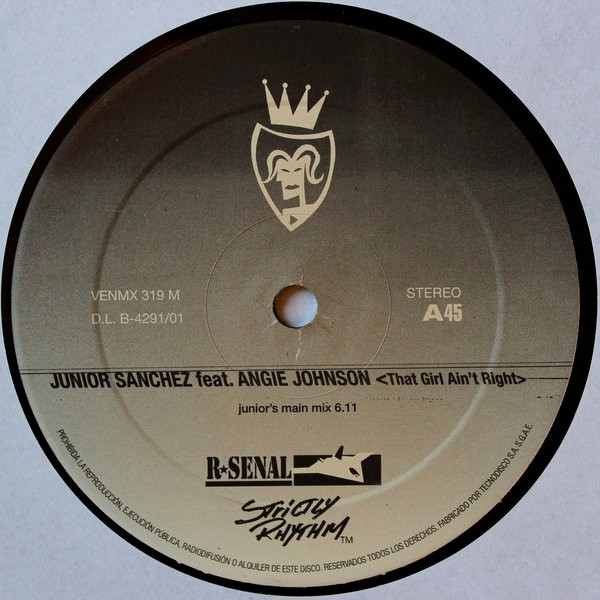 Junior Sanchez Feat. Angela Johnson - That Girl Ain't Right | Vendetta Records (VENMX 319)
