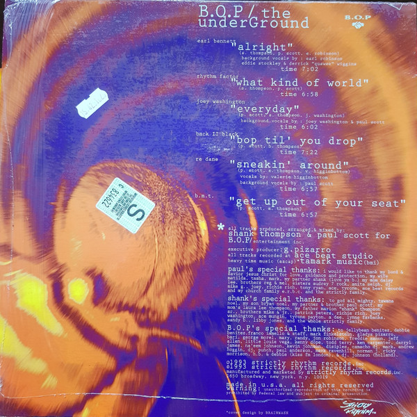 B.O.P. - The Underground E.P. | Strictly Rhythm (SR EP1) - 2