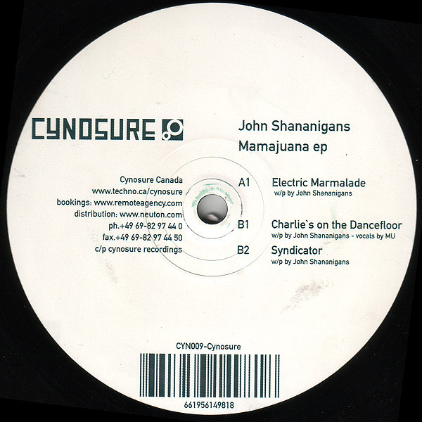 John Shananigans - Mamajuana EP | Cynosure (CYN009) - main John Shananigans - Mamajuana EP | Cynosure (CYN009) - main
