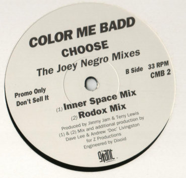 Color Me Badd - Choose (The Joey Negro Mixes) | Giant Records (CMB 2) - 2 Color Me Badd - Choose (The Joey Negro Mixes) | Giant Records (CMB 2) - 2