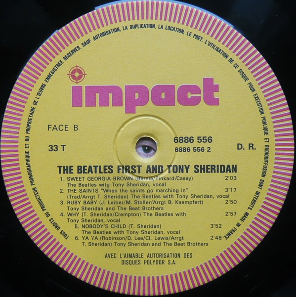 The Beatles And Tony Sheridan - First | Impact (6886 556) - 4 The Beatles And Tony Sheridan - First | Impact (6886 556) - 4