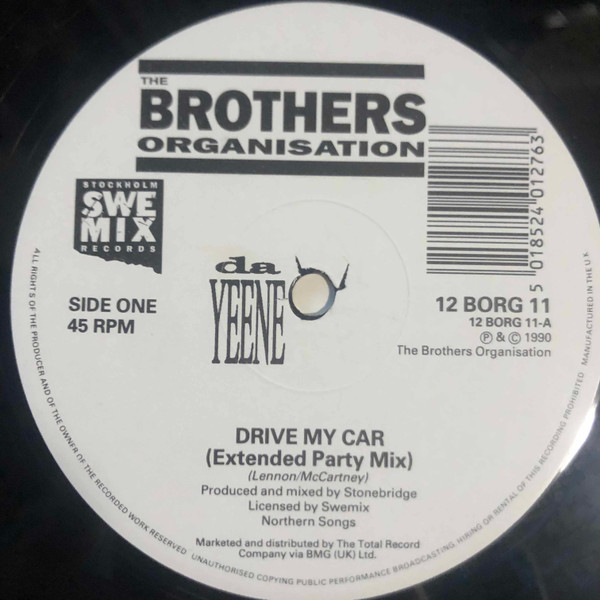 DaYeene - Drive My Car | The Brothers Organisation (12 BORG 11) - 4 DaYeene - Drive My Car | The Brothers Organisation (12 BORG 11) - 4