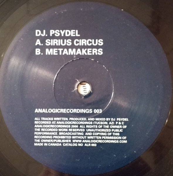 DJ Psydel - Sirius Circus / Metamakers | Analogic Recordings (ALR 003)