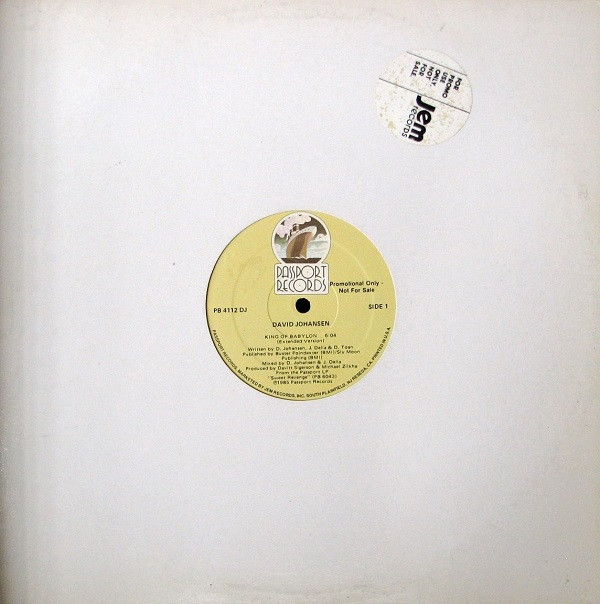 David Johansen - King Of Babylon | Passport Records (PB 4112 DJ)