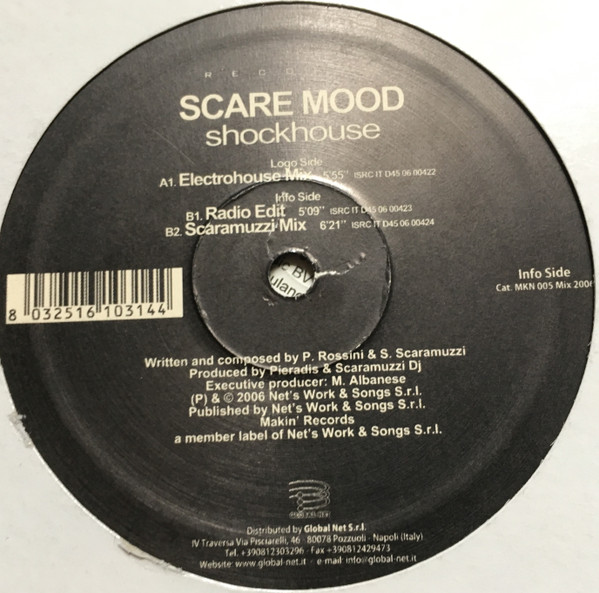 Scare Mood - Shockhouse | Makin' Records (MKN 005) - 2 Scare Mood - Shockhouse | Makin' Records (MKN 005) - 2