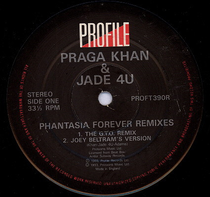 Praga Khan & Jade 4U - Phantasia Forever Remixes | Profile Records (PROFT390R) - main