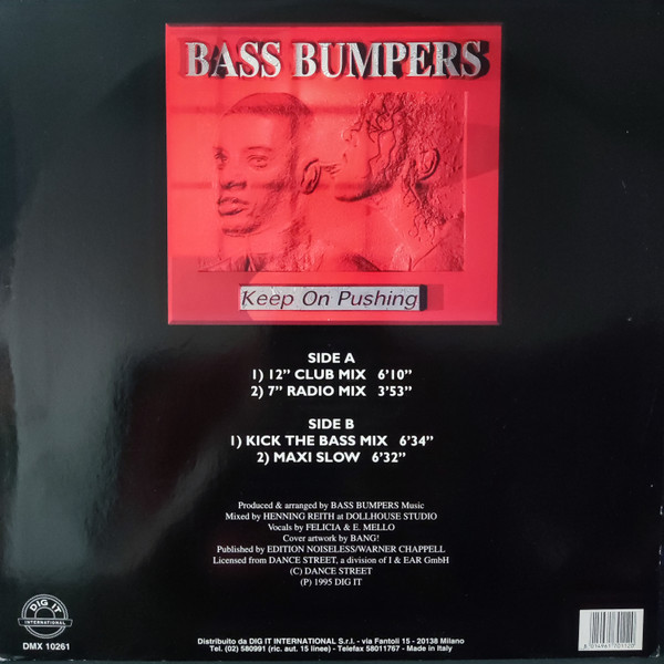 Bass Bumpers - Keep On Pushing | Dig It International (DMX 10261) - 2 Bass Bumpers - Keep On Pushing | Dig It International (DMX 10261) - 2