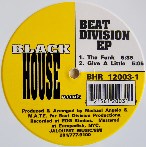 Beat Division - Beat Division EP | Black House Records (BHR 12003-1)