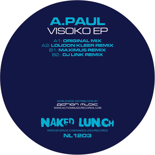 A. Paul - Visoko EP | Naked Lunch (NL1203)