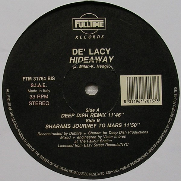 De'Lacy - Hideaway | Full Time Records (FTM 31764 BIS) - 3 De'Lacy - Hideaway | Full Time Records (FTM 31764 BIS) - 3