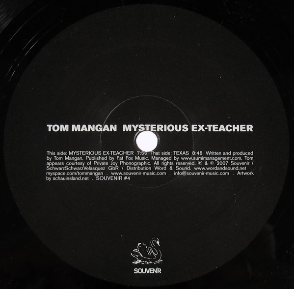 Tom Mangan - Mysterious Ex-Teacher / Texas | Souvenir (Souvenir004) - 2 Tom Mangan - Mysterious Ex-Teacher / Texas | Souvenir (Souvenir004) - 2