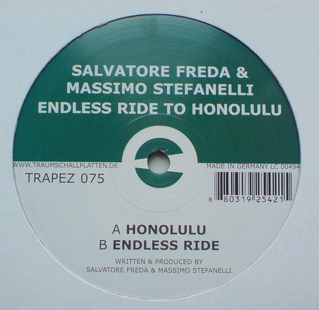 Salvatore Freda & Massimo Stefanelli - Endless Ride To Honolulu | Trapez (TRAPEZ 075) - main