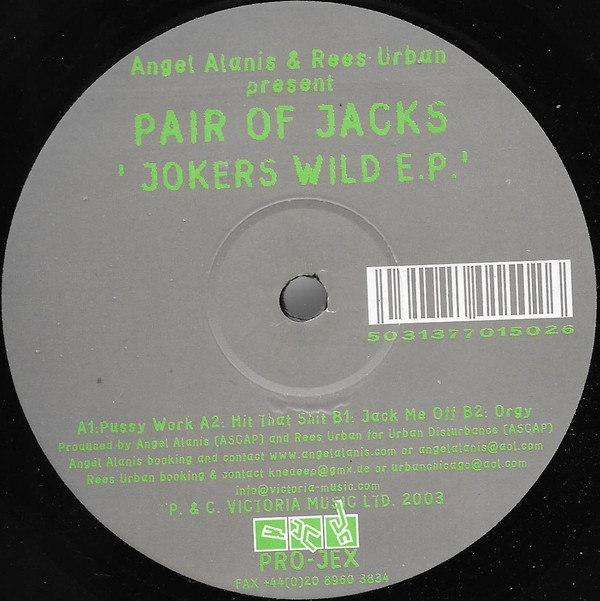 Pair Of Jacks - Jokers Wild EP | Pro-Jex (PROX046) - main