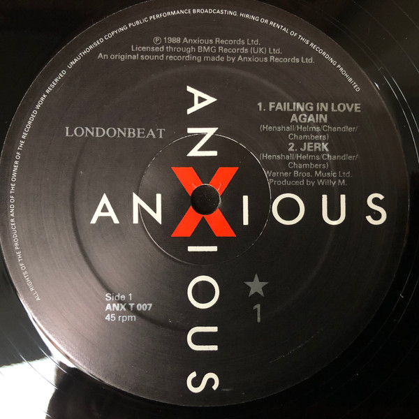 Londonbeat - Failing In Love Again | Anxious Records (ANX T007) - 5