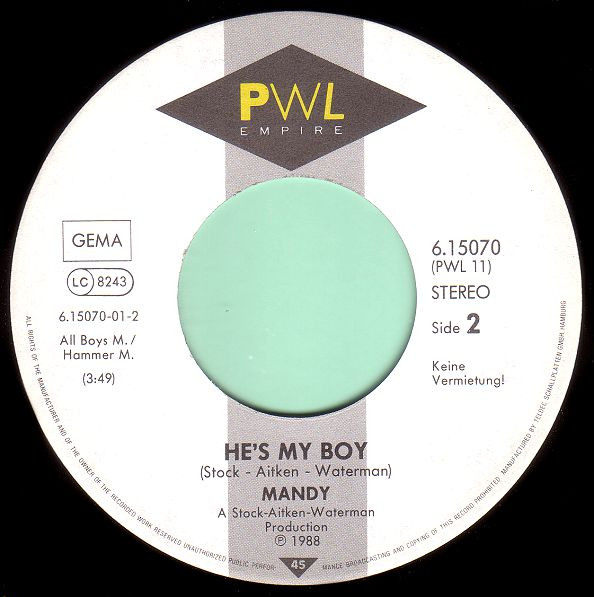 Mandy Smith - Boys And Girls | PWL Empire (6.15070) - 4