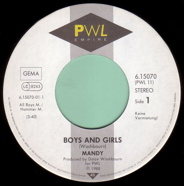 Mandy Smith - Boys And Girls | PWL Empire (6.15070) - 3