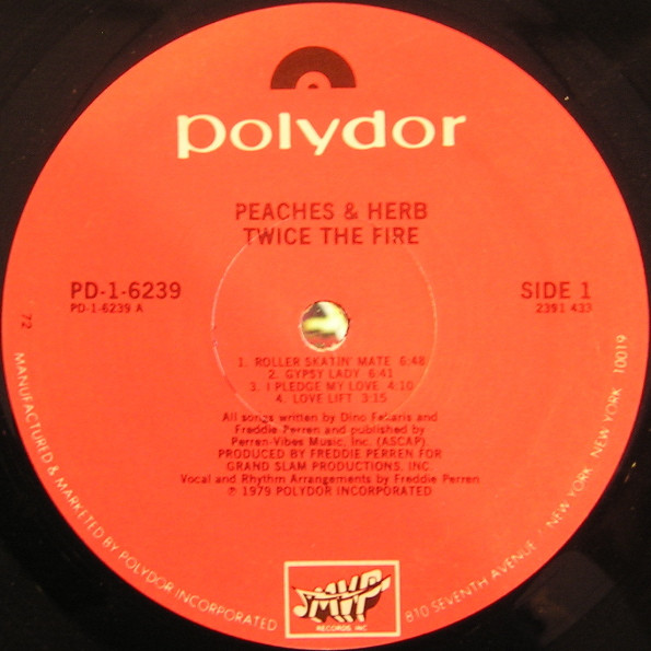 Peaches & Herb - Twice The Fire | Polydor (PD-1-6239) - 3 Peaches & Herb - Twice The Fire | Polydor (PD-1-6239) - 3