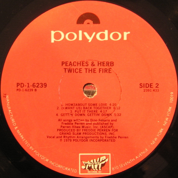 Peaches & Herb - Twice The Fire | Polydor (PD-1-6239) - 4 Peaches & Herb - Twice The Fire | Polydor (PD-1-6239) - 4