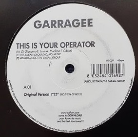 Garragee - This Is Your Operator | House Traxx (HT 059) - main Garragee - This Is Your Operator | House Traxx (HT 059) - main