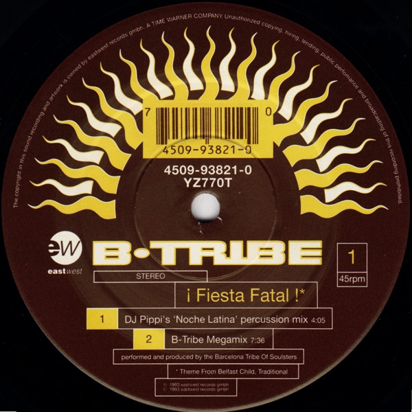 B-Tribe - ¡ Fiesta Fatal ! | EastWest (YZ 770T) - 3