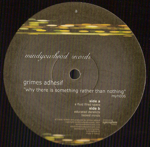 Grimes - Why There Is Something Rather Than Nothing | Mind Your Head Records (MYH06) - main Grimes - Why There Is Something Rather Than Nothing | Mind Your Head Records (MYH06) - main