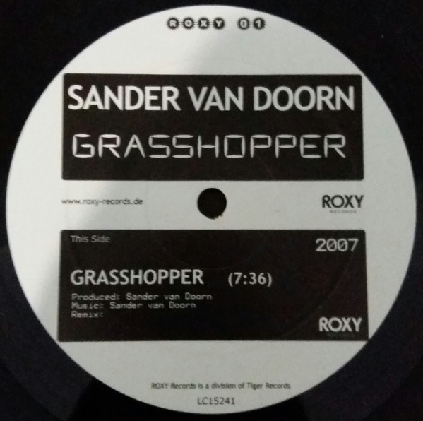 Sander van Doorn - Grasshopper | Roxy Records (ROXY 01) - 2