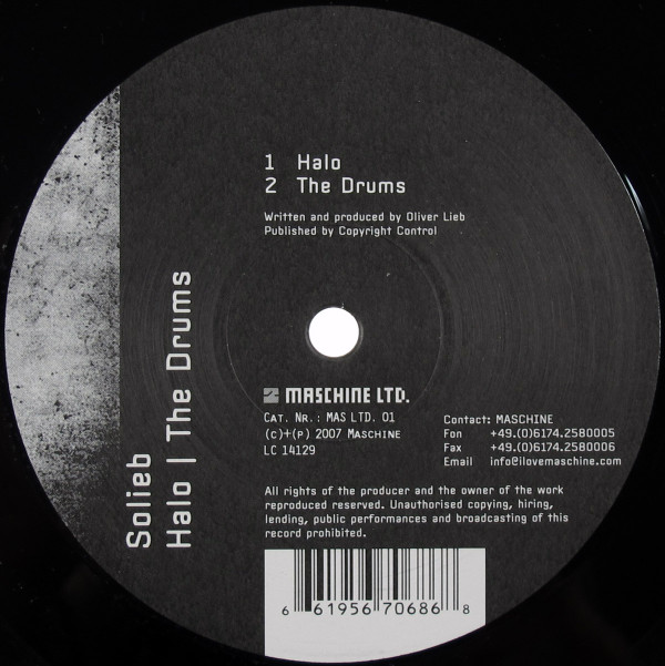 Solieb - Halo / The Drums | Maschine Ltd. (MAS LTD. 01)