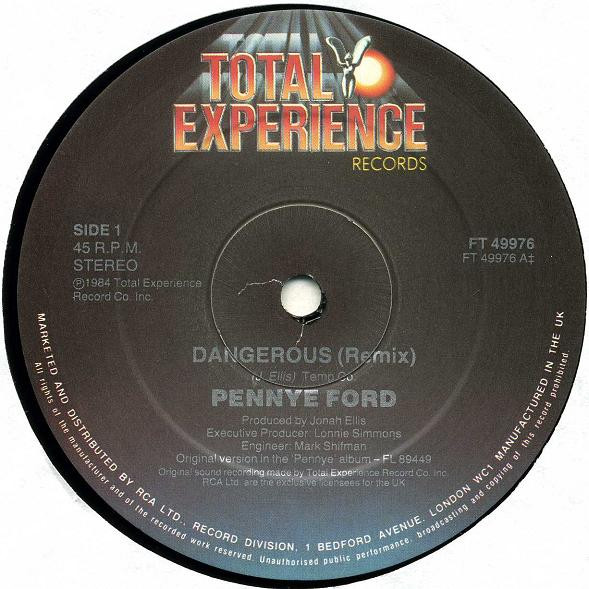Pennye Ford - Dangerous / Change Your Wicked Ways | Total Experience Records (FT 49976) - 3 Pennye Ford - Dangerous / Change Your Wicked Ways | Total Experience Records (FT 49976) - 3
