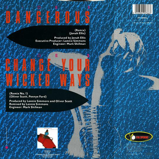 Pennye Ford - Dangerous / Change Your Wicked Ways | Total Experience Records (FT 49976) - 2 Pennye Ford - Dangerous / Change Your Wicked Ways | Total Experience Records (FT 49976) - 2