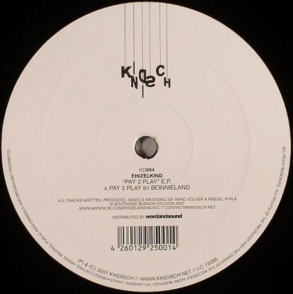 Einzelkind - *Pay 2 Play* E.P. | Kindisch (KD004)