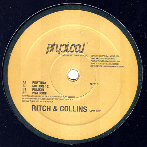 Paul Ritch & Anthony Collins - Fortuna E.P. | Get Physical Music (GPM 067)