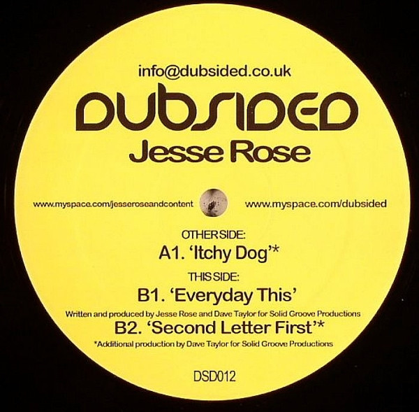 Jesse Rose - Itchy Dog | Dubsided (DSD012) - main