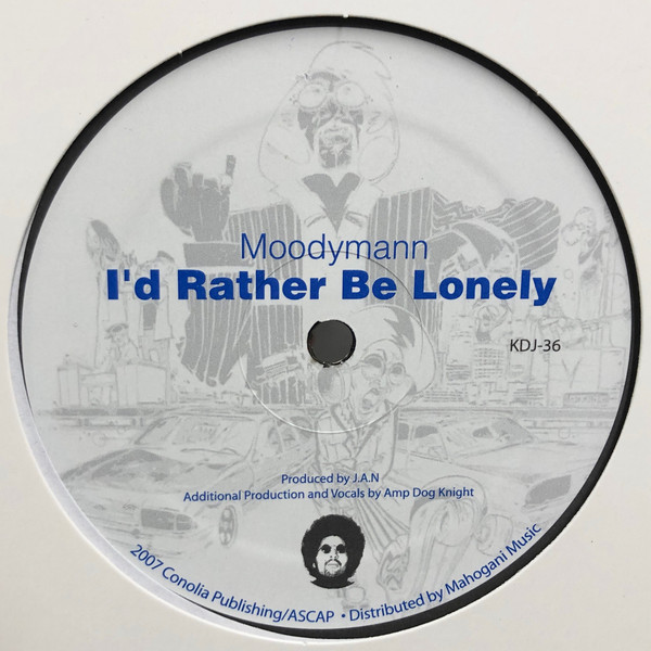 Moodymann - I'd Rather Be Lonely | KDJ (KDJ-36) - main