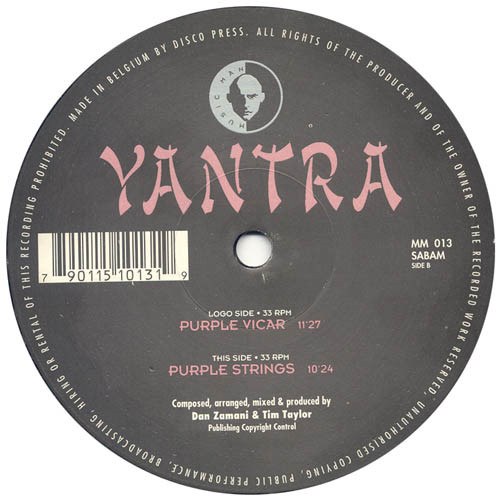 Yantra - Purple Vicar | Music Man Records (MM 013)