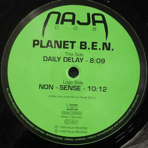 Planet B.E.N. - Daily Delay / Non-Sense | Naja (NAJA 008)