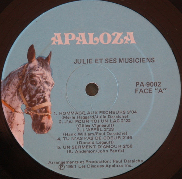 Julie Et Ses Musiciens - Platine, Tome 2 | Apaloza (PA-9002) - 3 Julie Et Ses Musiciens - Platine, Tome 2 | Apaloza (PA-9002) - 3