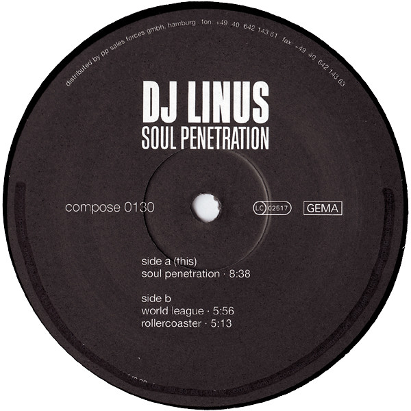 DJ Linus - Soul Penetration | Compose Records (compose 0130) - main