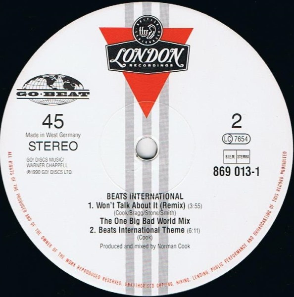Beats International - Won't Talk About It | London Records (869 013-1) - 4 Beats International - Won't Talk About It | London Records (869 013-1) - 4