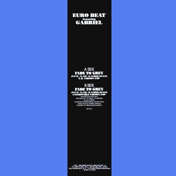 Euro Beat Featuring Gabriel - Fade To Grey | Out (OUT 3571) - 2