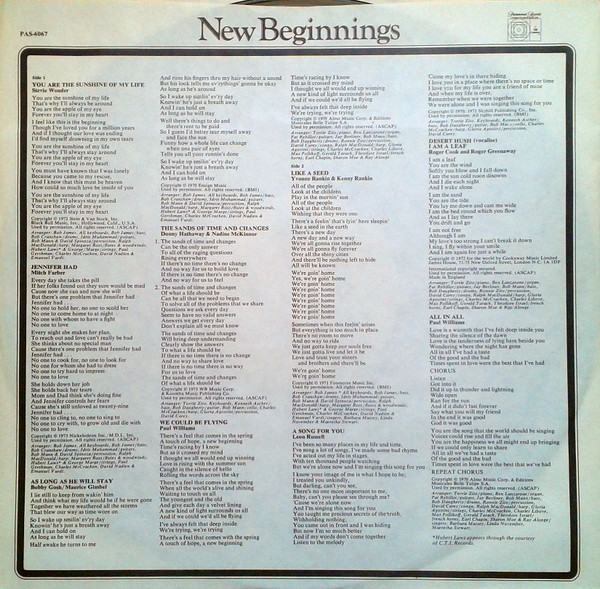 New Beginnings