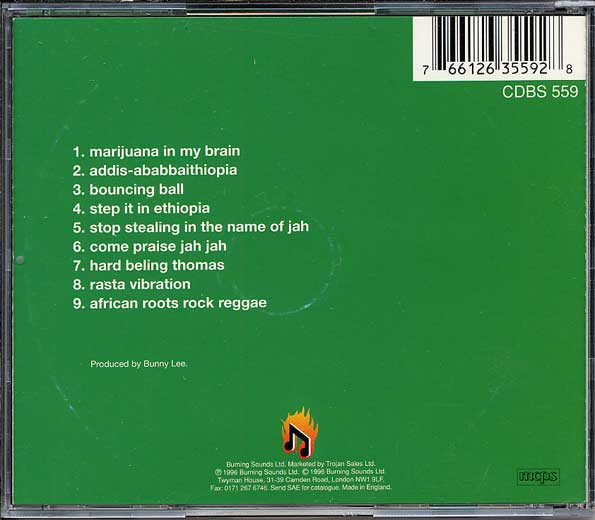 Dillinger - Marijuana In My Brain | Burning Sounds (CDBS 559) - 2