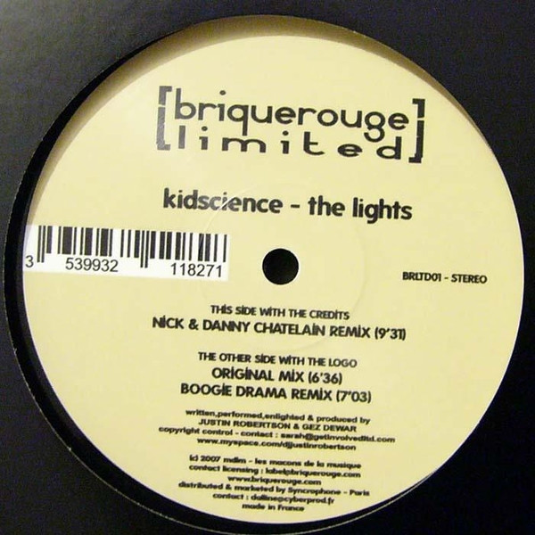 Kidscience - The Lights | Brique Rouge Limited (BRLTD01) - main Kidscience - The Lights | Brique Rouge Limited (BRLTD01) - main
