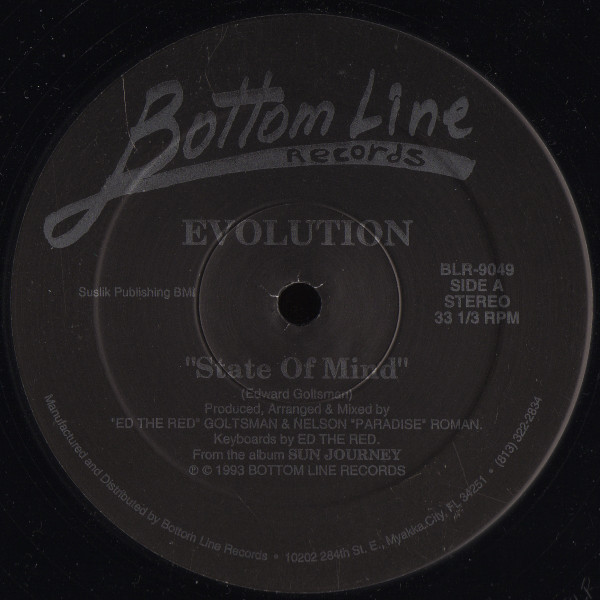 Evolution - State Of Mind / Don't You Wanna | Bottom Line Records (BLR-9049) - main