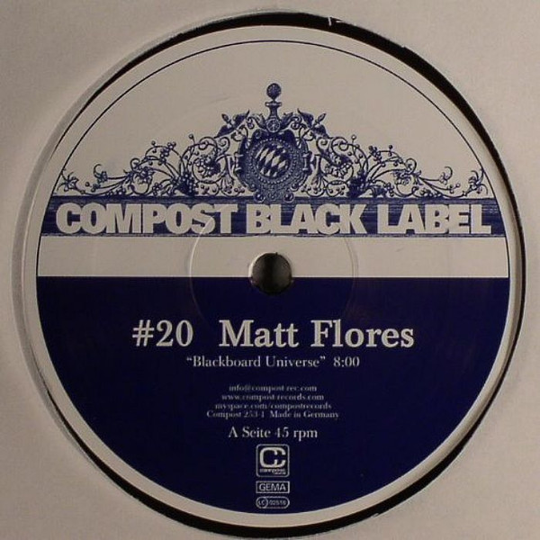 Matt Flores - Blackboard Universe / Solar Winds | Compost Records (Compost 253-1)