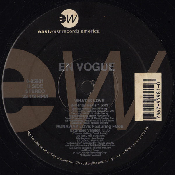 En Vogue - What Is Love | EastWest Records America (0-95981) - 2