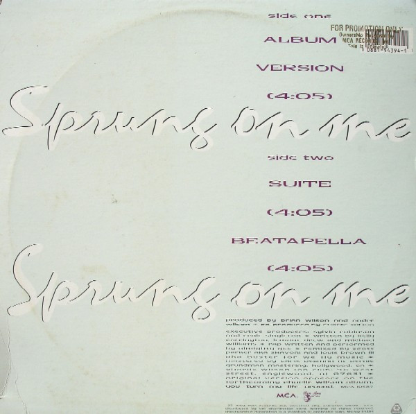 Charlie Wilson - Sprung On Me | MCA Records (MCA12-54394) - 4 Charlie Wilson - Sprung On Me | MCA Records (MCA12-54394) - 4