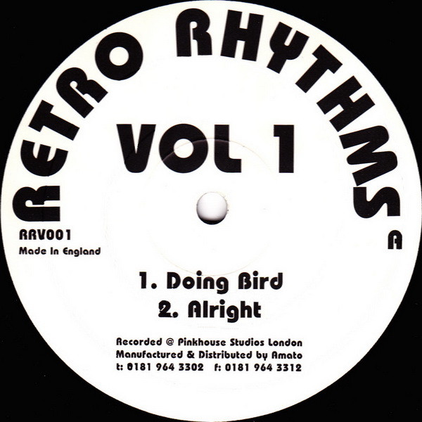 Retro Rhythms - Retro Rhythms Vol 1 | Not On Label (RRV001) - main