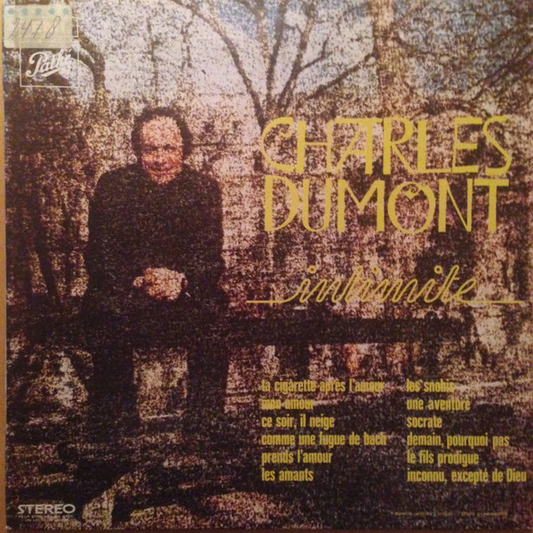 Charles Dumont - Intimité | Pathé Marconi EMI (2C 066-11950) - main